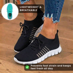 Orthopedic Knit Sneakers - Breathable Mesh Design & Slip-On Comfort
