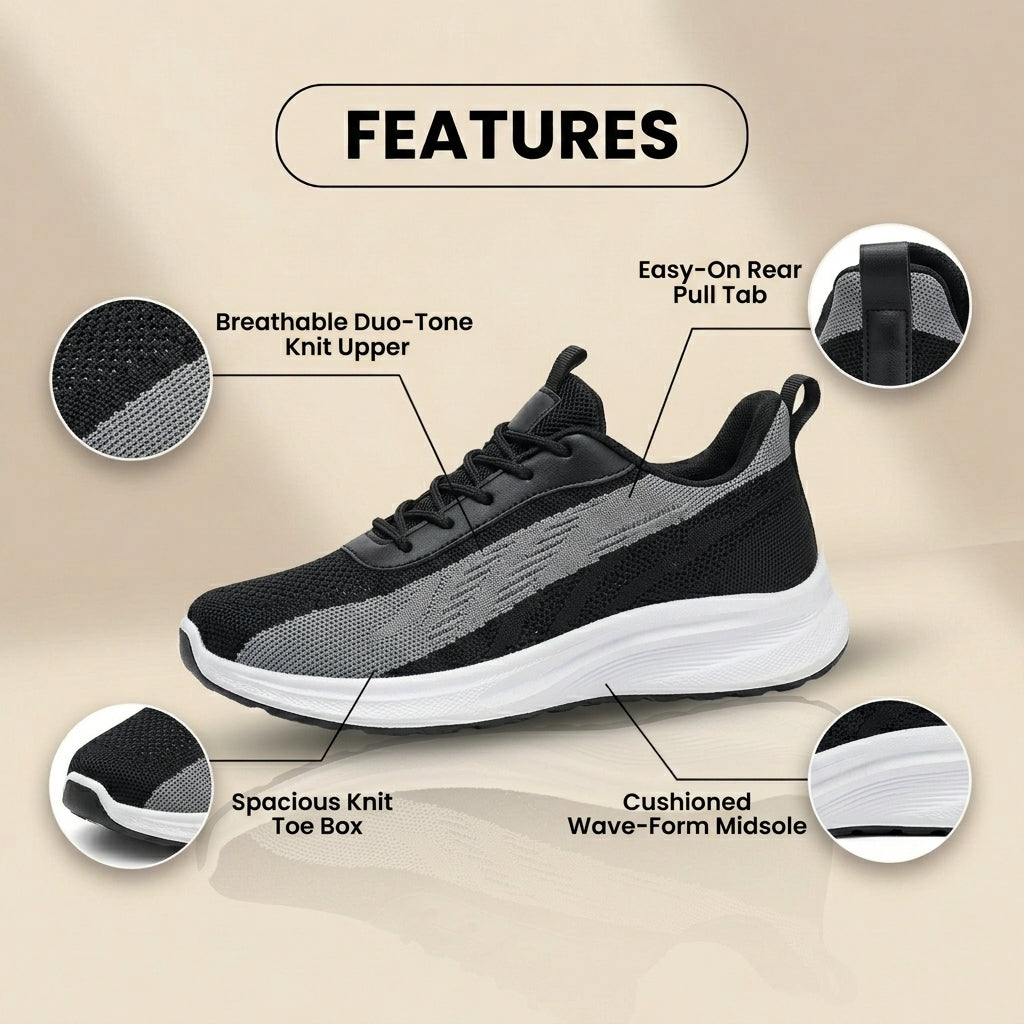 Classic Orthopedic Sneakers with Timeless Style