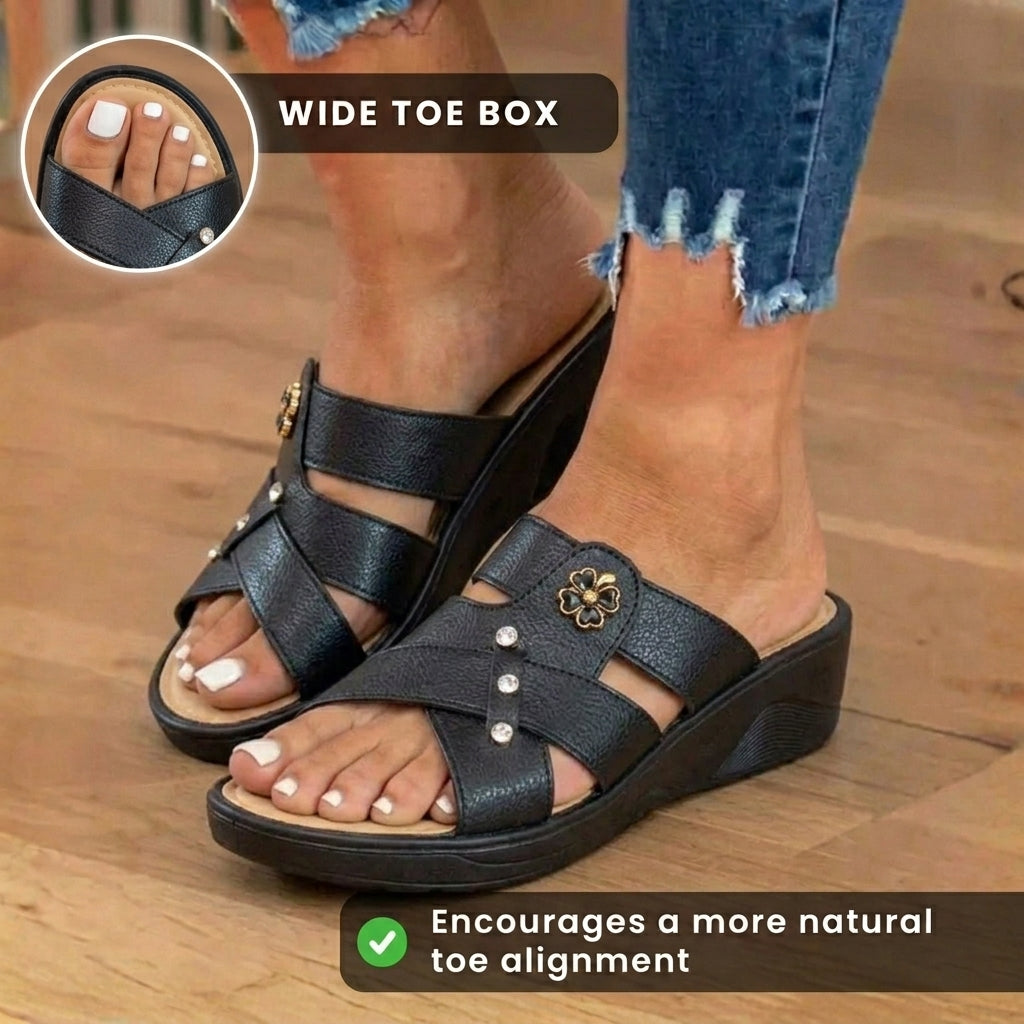 Classic Orthopedic Slippers with Timeless Style