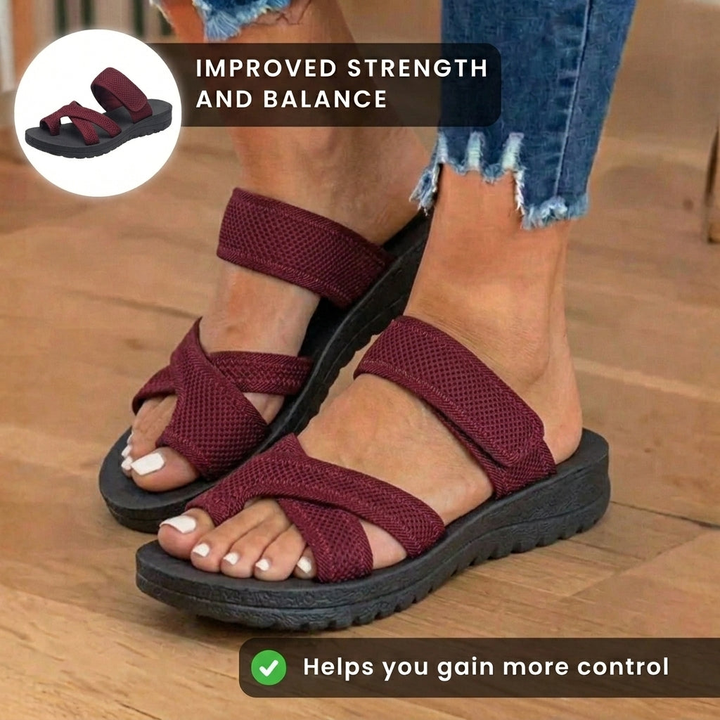 Vintage Inspired Orthopedic Slippers