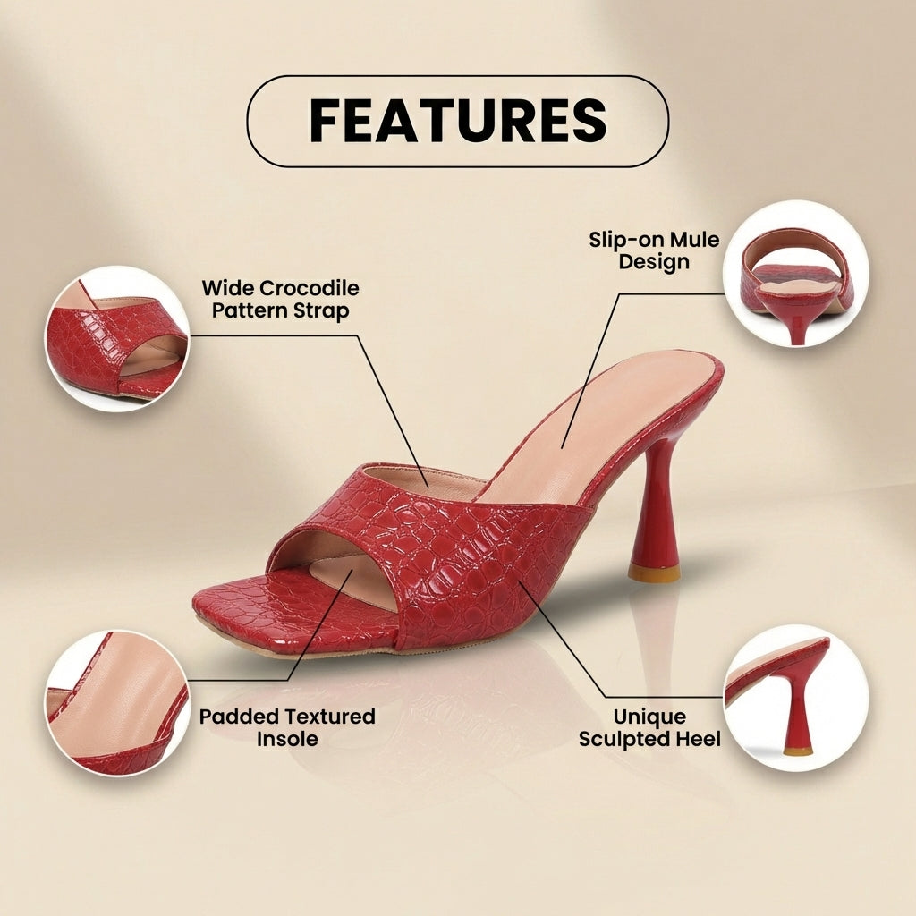 Chic Orthopedic Heels with Unique Design