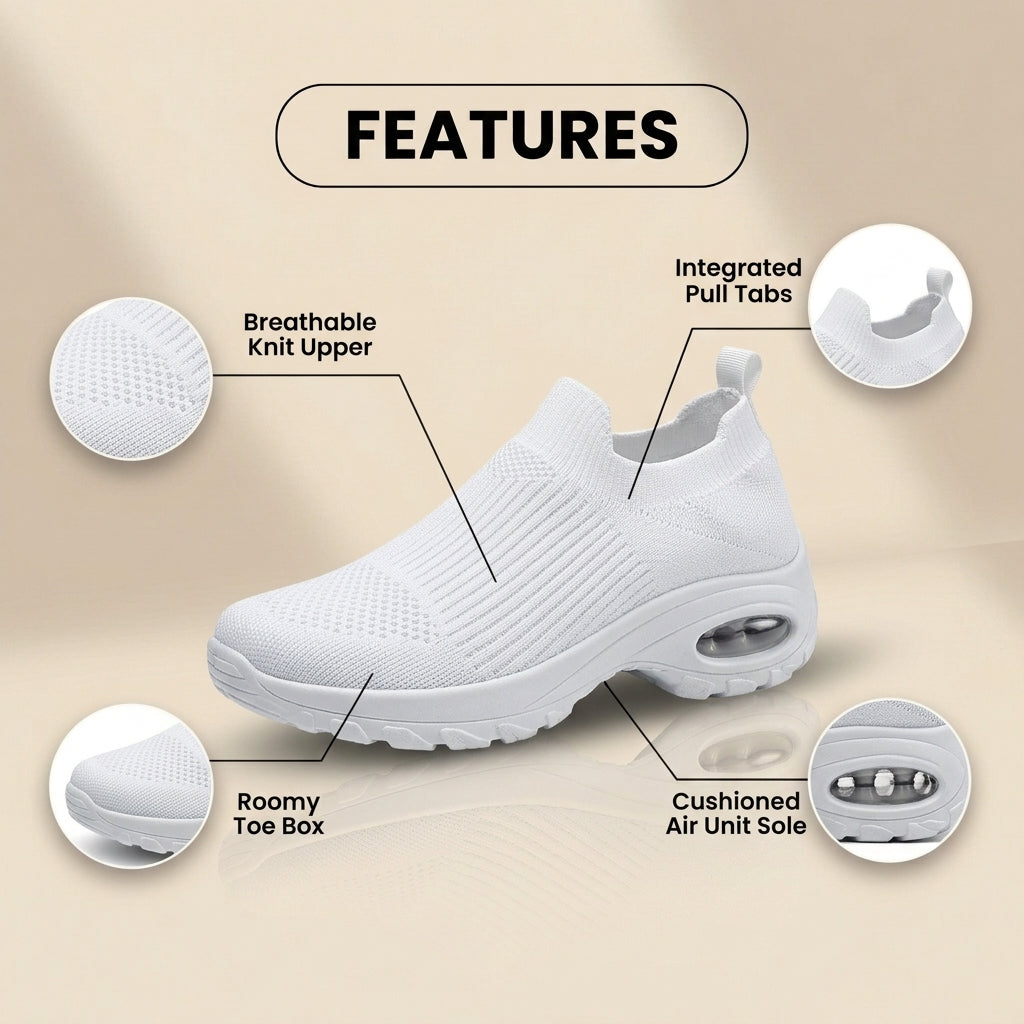 Chic Orthopedic Sneakers with Unique Design