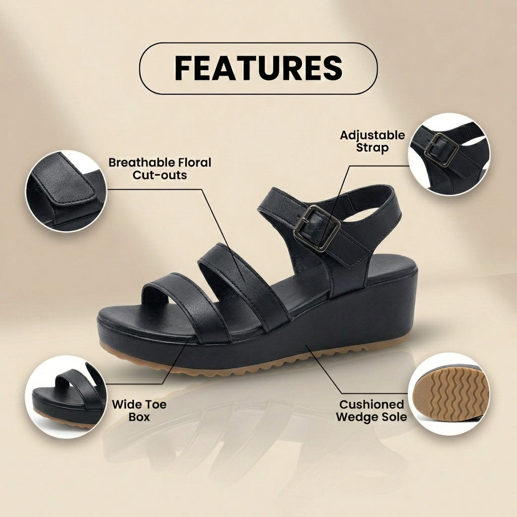 Vintage Inspired Orthopedic Sandals