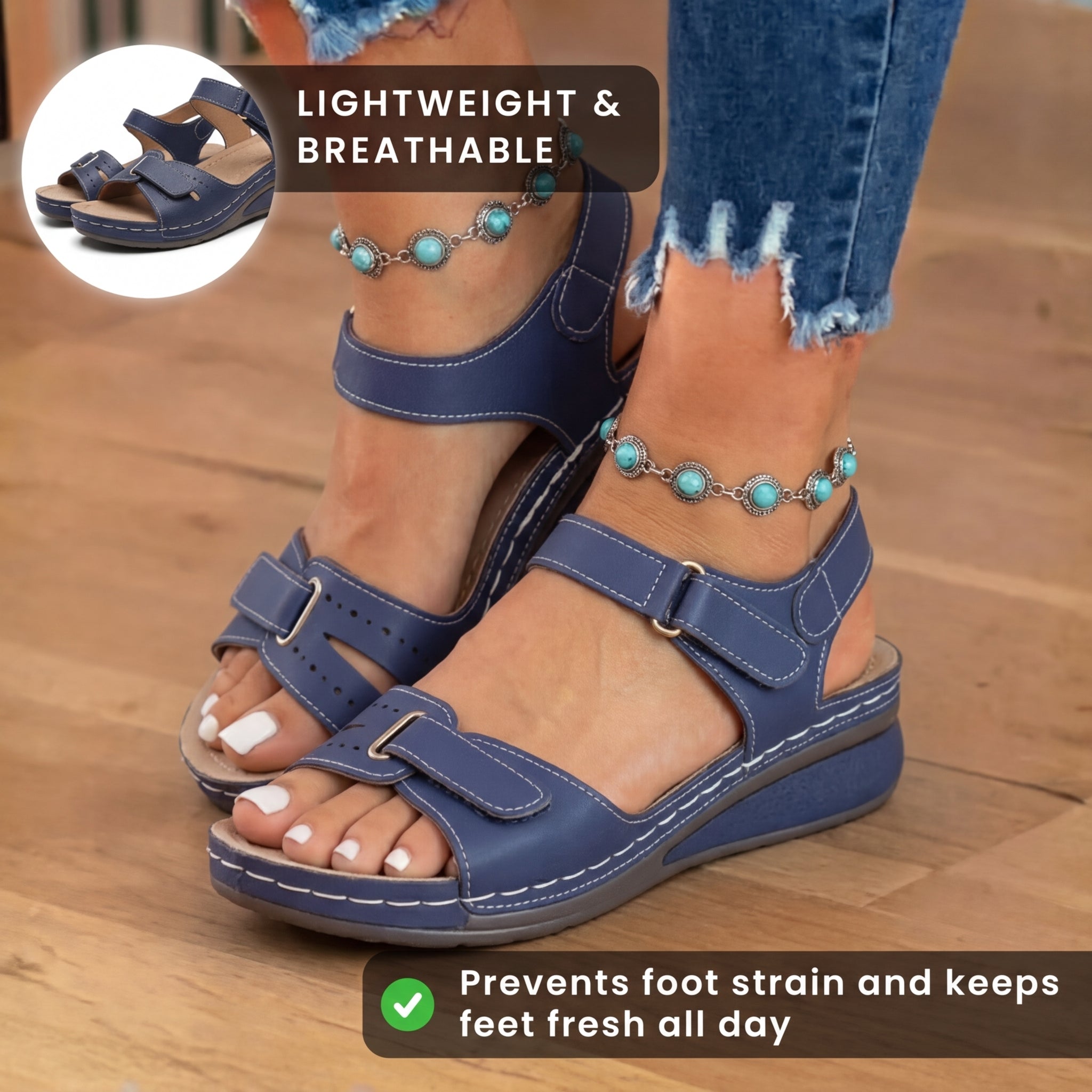 Vintage Inspired Orthopedic Sandals
