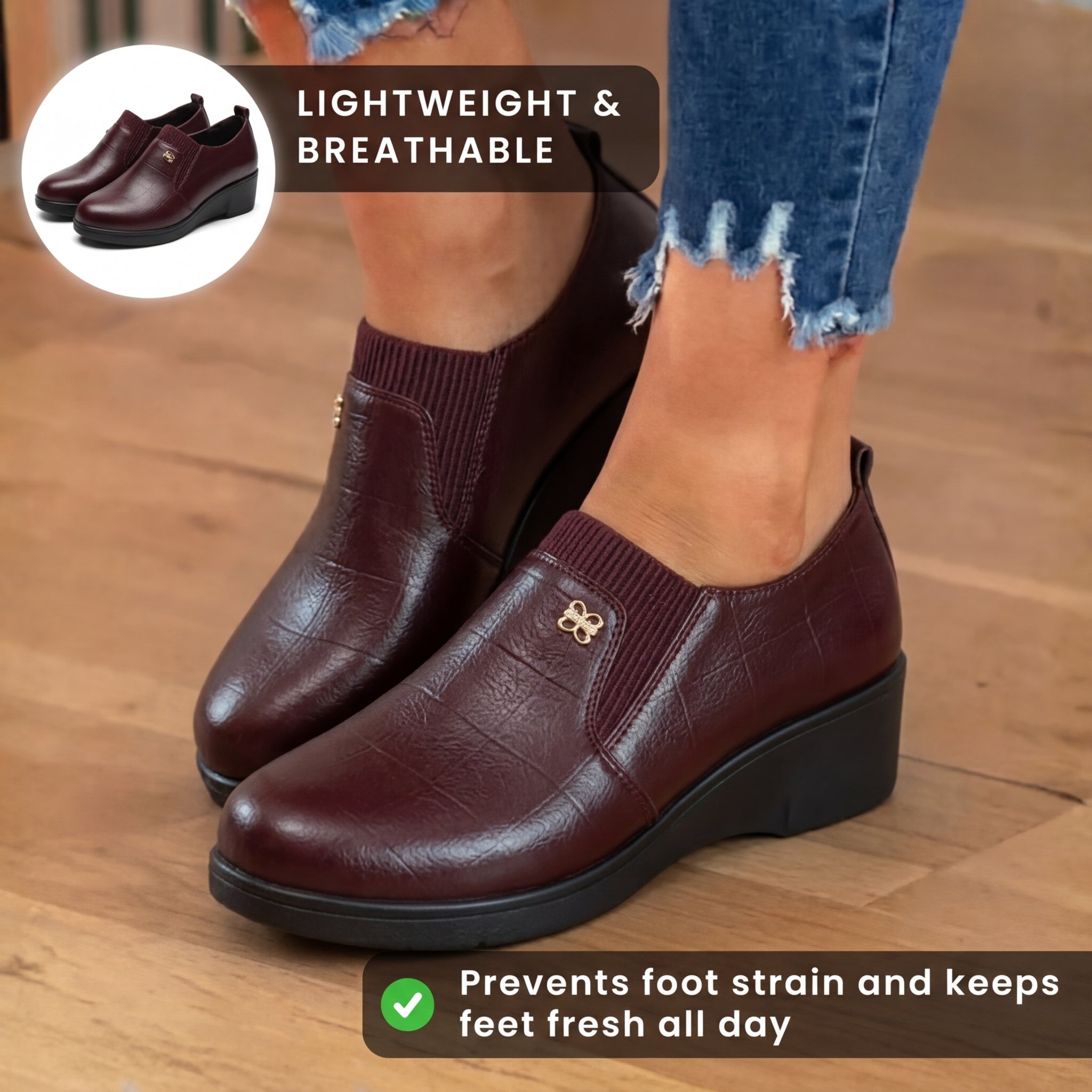Chic Orthopedic Shoes with Unique Design