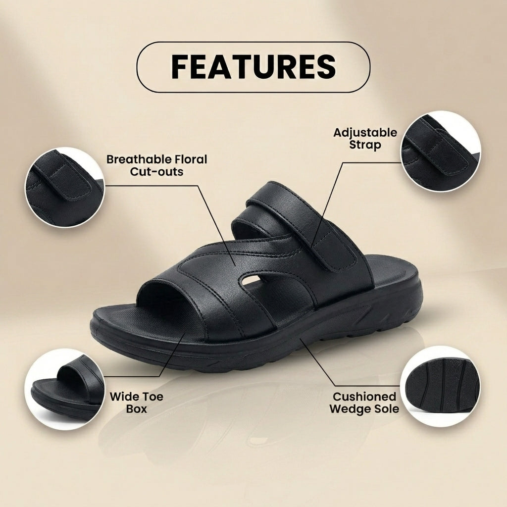 Classic Orthopedic Slippers with Timeless Style