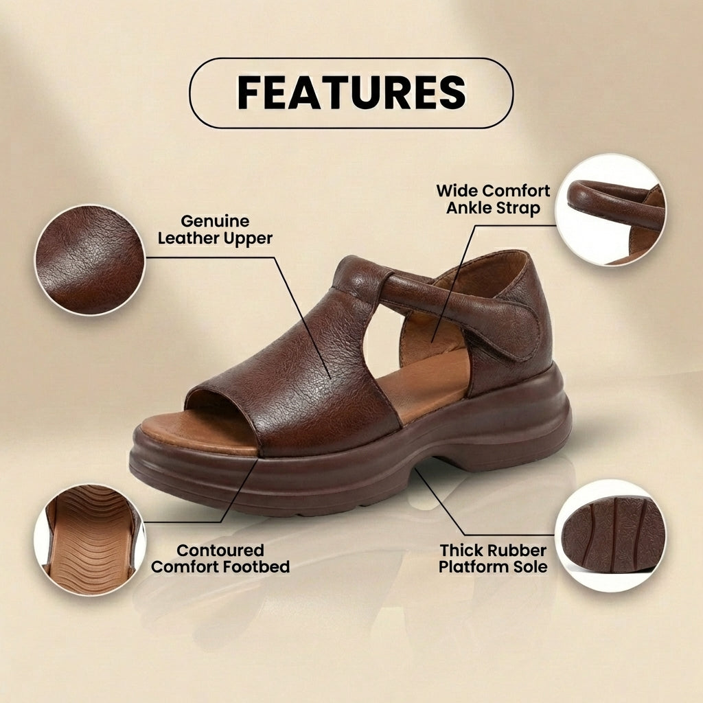 Vintage Inspired Orthopedic Sandals
