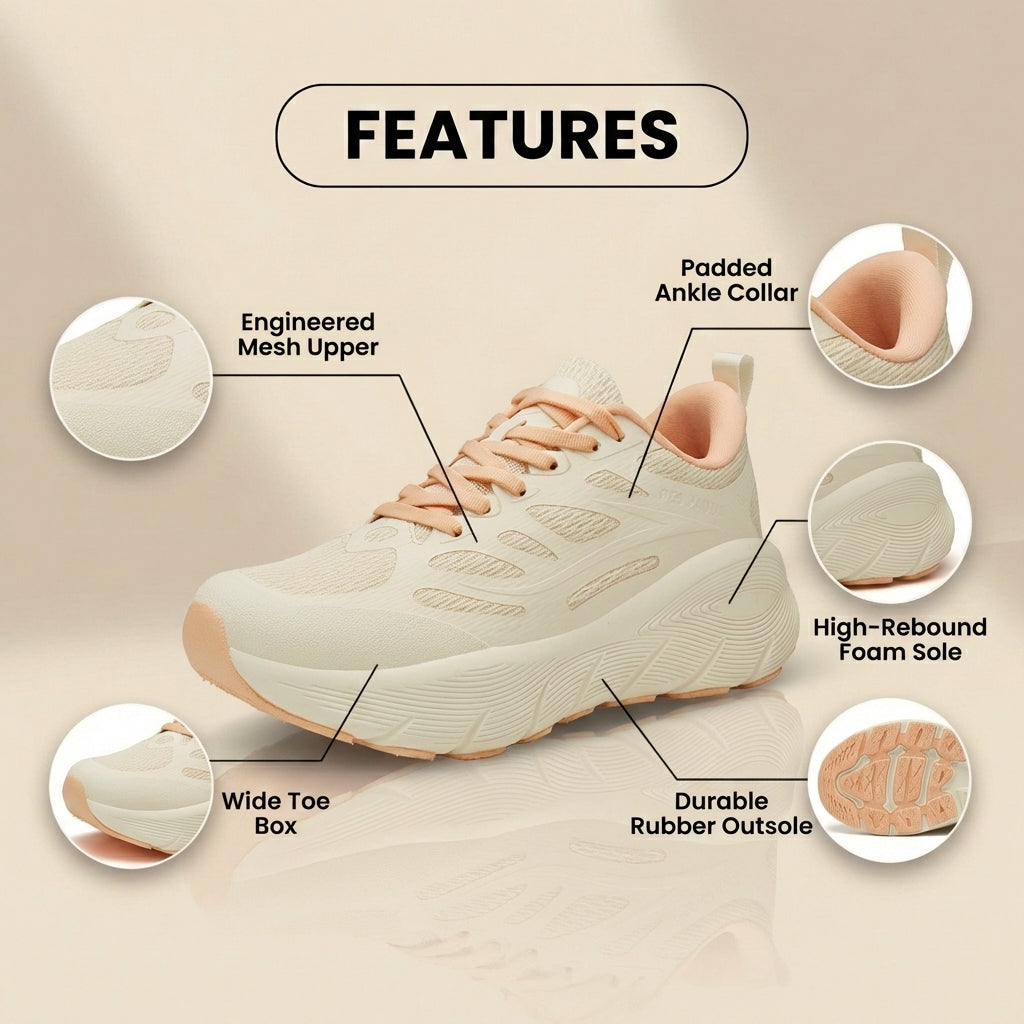 Chic Orthopedic Sneakers with Unique Design
