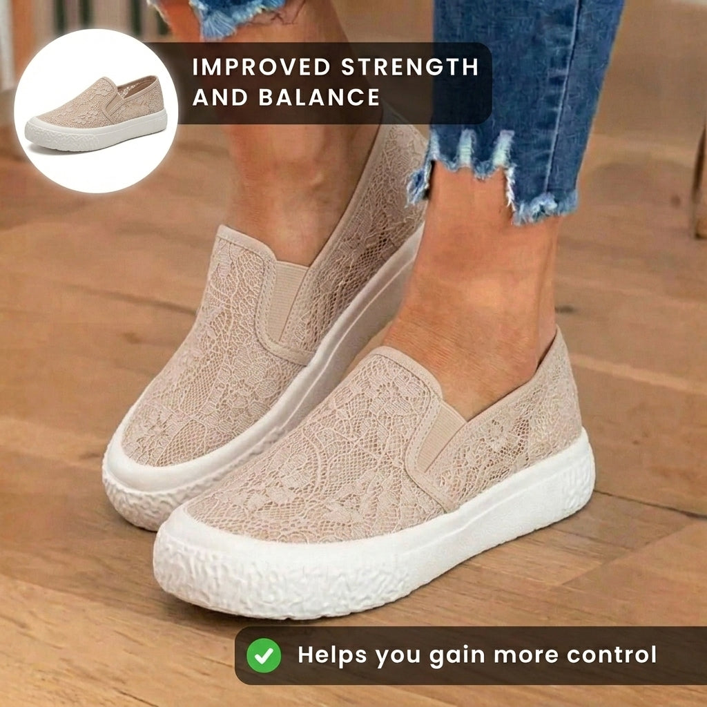 Graceful Orthopedic Flats for Modern Look