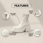 Chic Orthopedic Boots with Unique Design