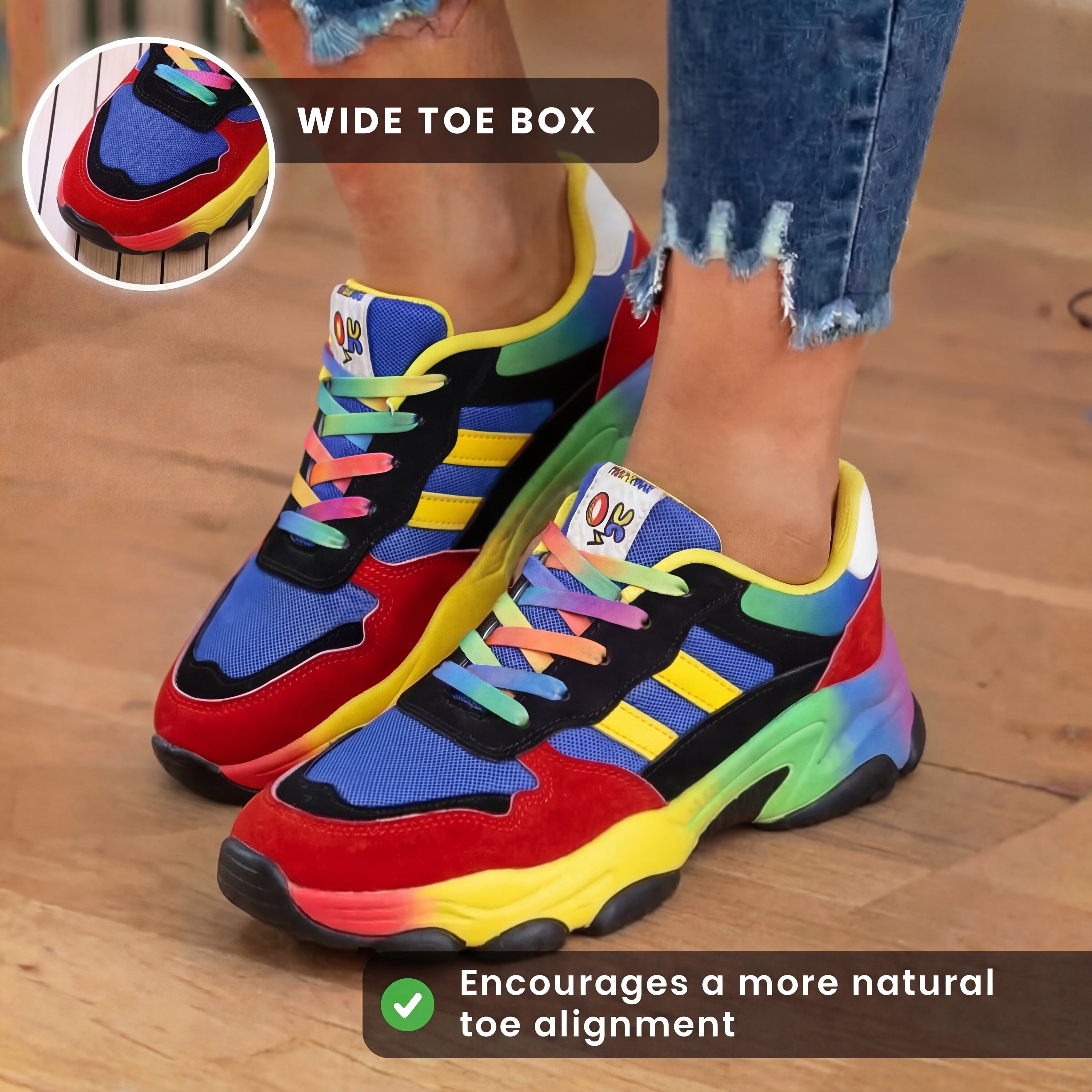 Classic Orthopedic Sneakers with Timeless Style