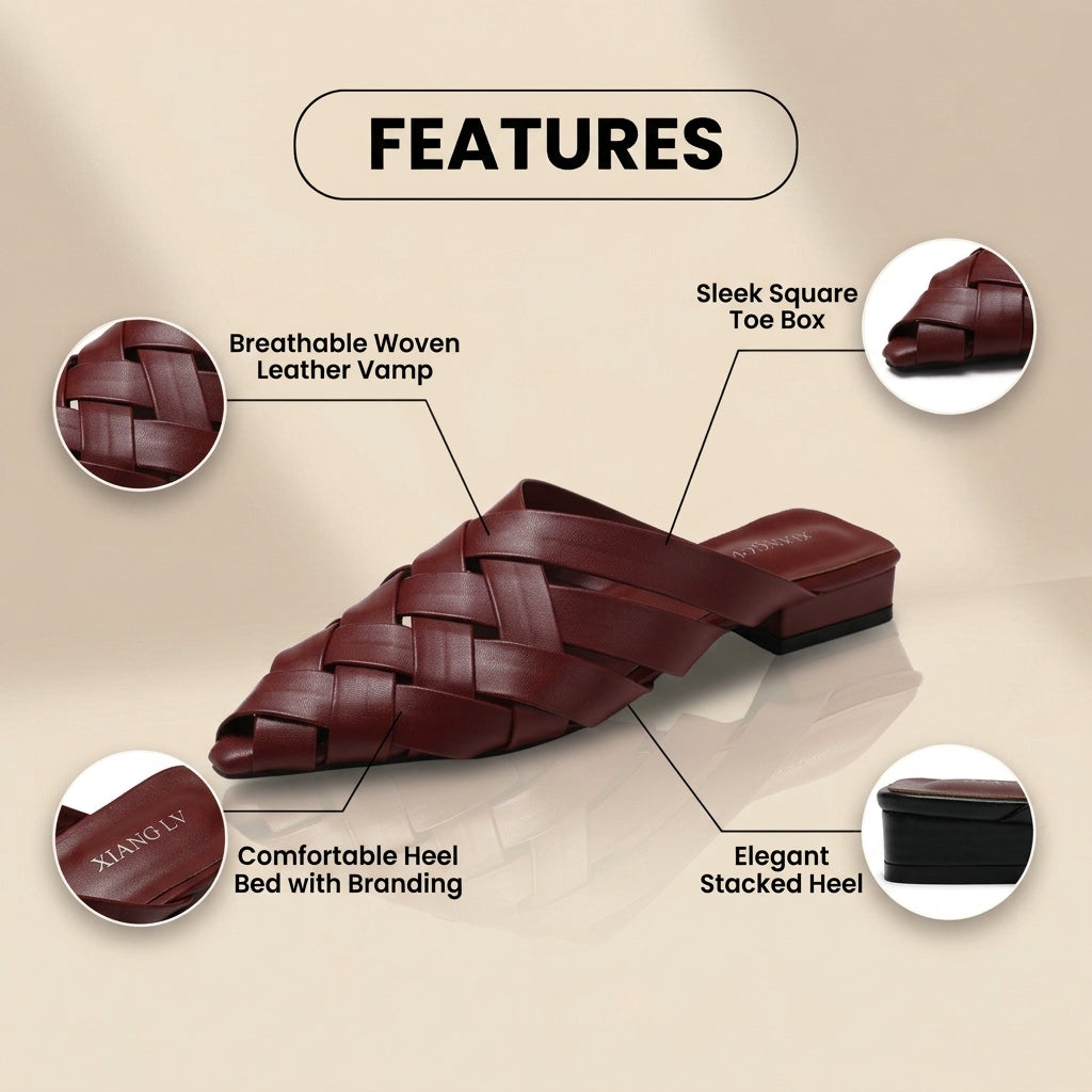 Chic Orthopedic Mules with Unique Design