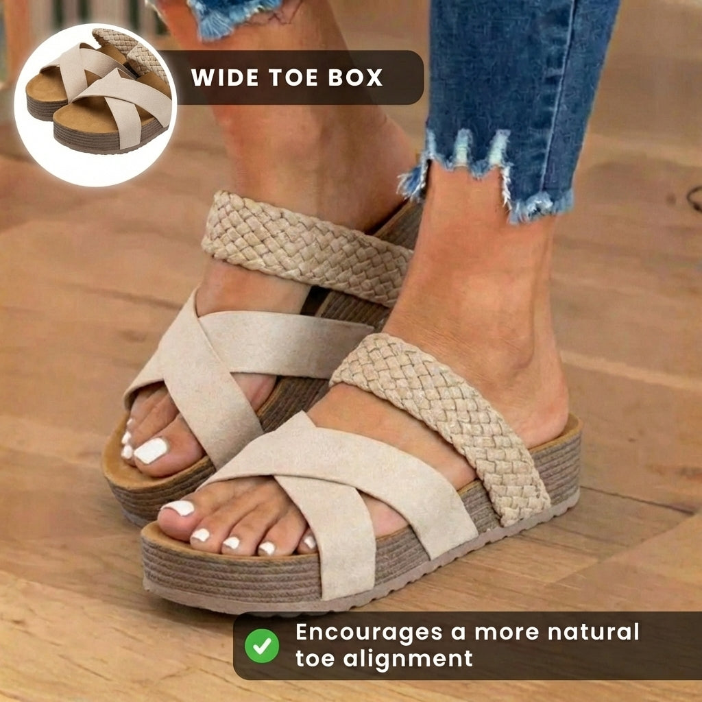 Vintage Inspired Orthopedic Sandals