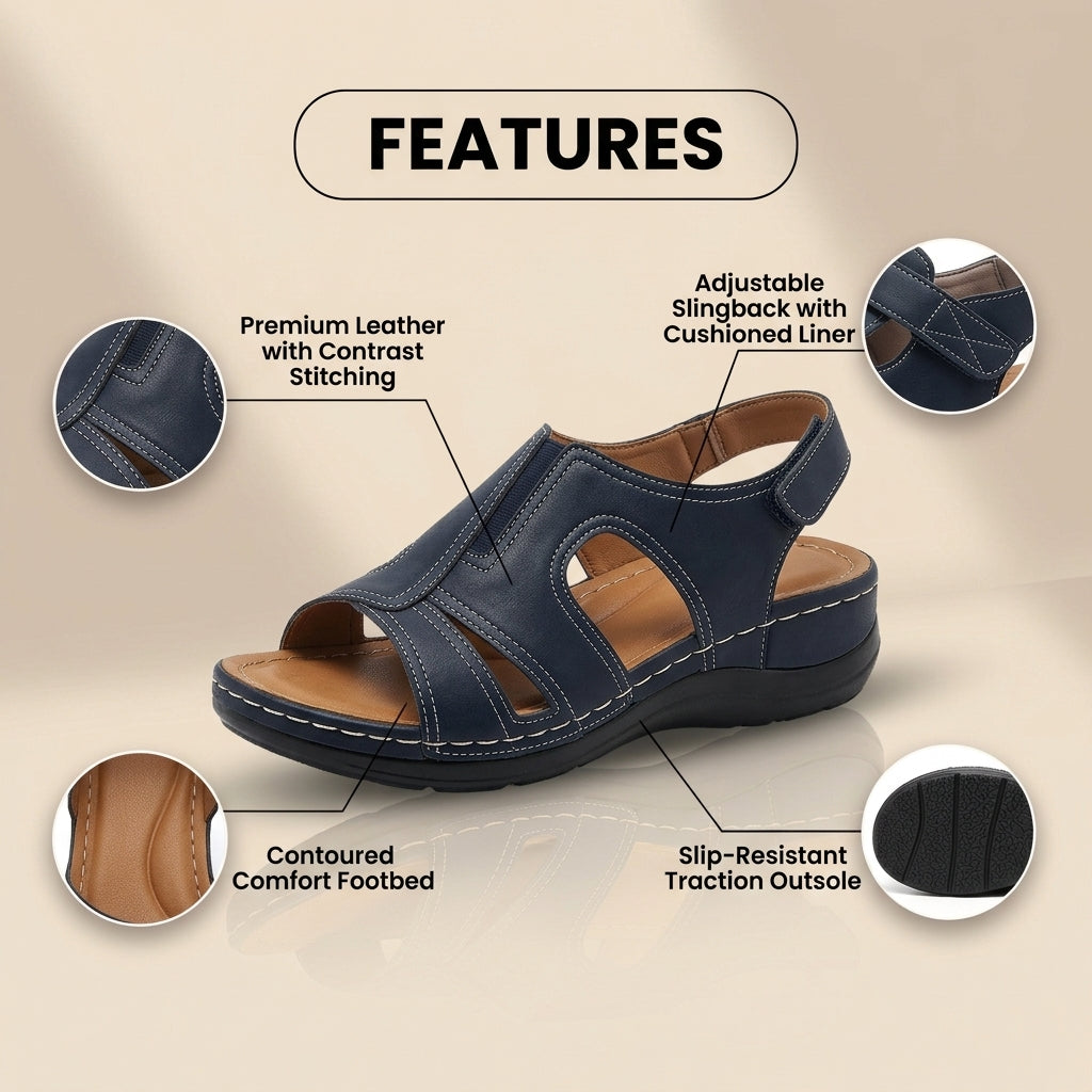 Classic Orthopedic Sandals with Timeless Style