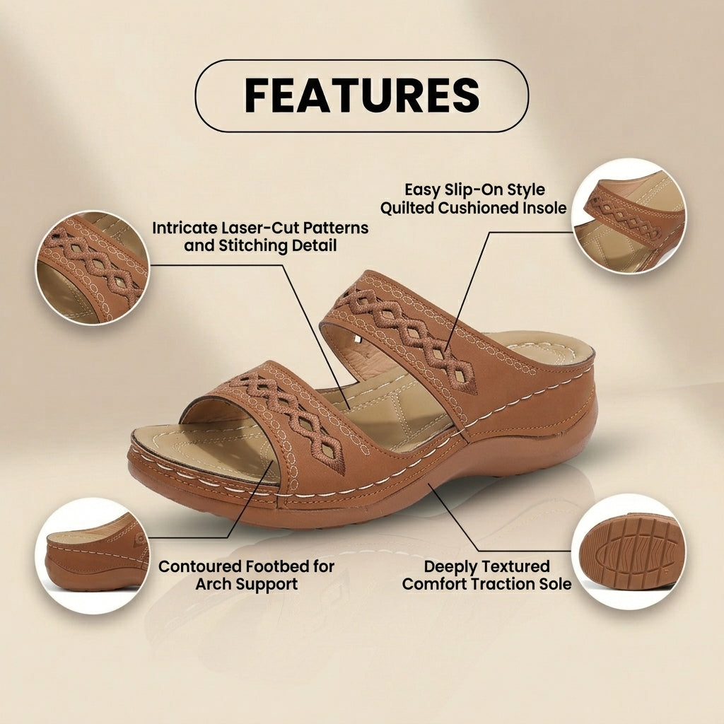 Graceful Orthopedic Slippers for Modern Look
