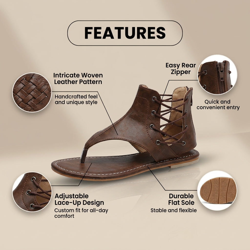 Classic Orthopedic Sandals with Timeless Style