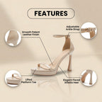 Chic Orthopedic Heels with Unique Design