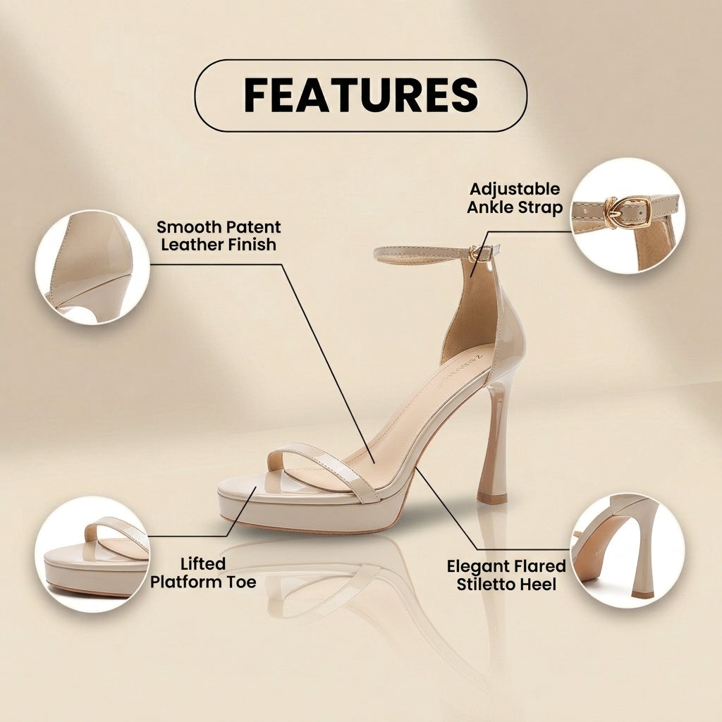 Chic Orthopedic Heels with Unique Design