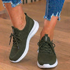 Orthopedic Knit Athletic Sneakers - Sock-Fit Construction & Textured Sole
