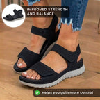 Orthopedic Mesh Sandals - Dual Strap Design & Textured Slip-Resistant Sole