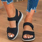 Orthopedic Mesh Sandals - Dual Strap Design & Textured Slip-Resistant Sole