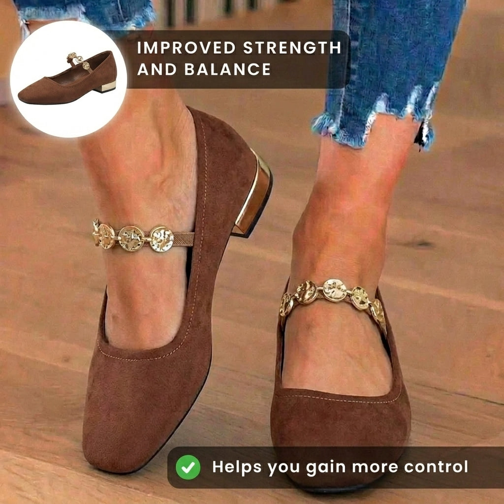 Classic Orthopedic Flats with Timeless Style