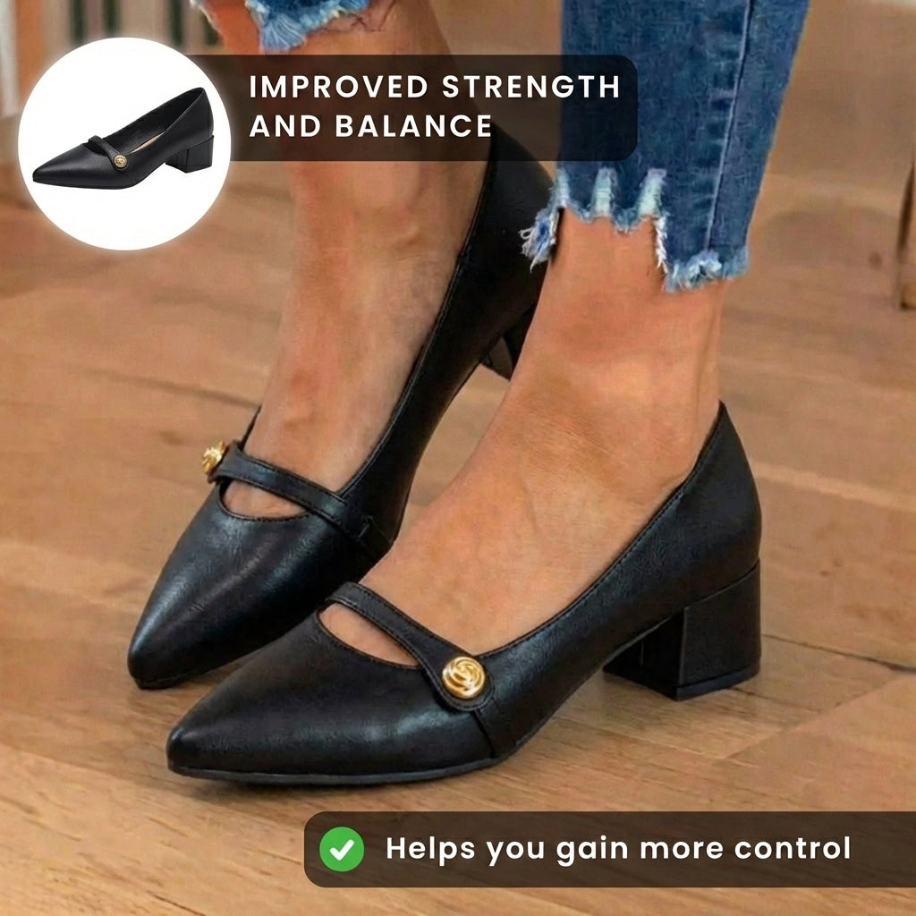 Chic Orthopedic Heels with Unique Design