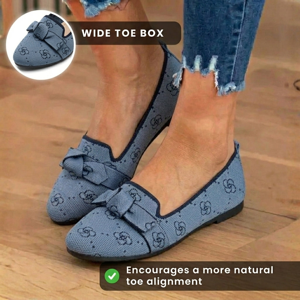 Classic Orthopedic Flats with Timeless Style