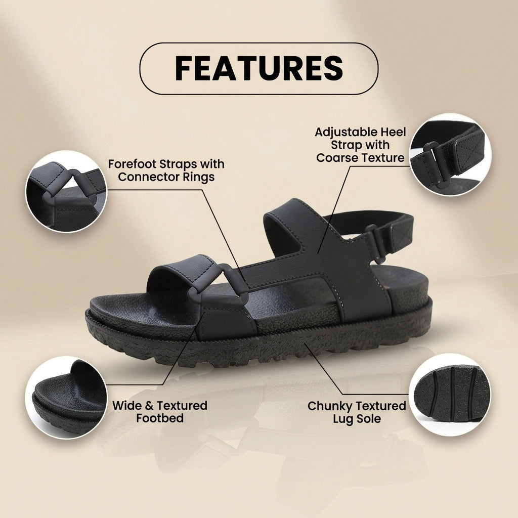 Classic Orthopedic Sandals with Timeless Style