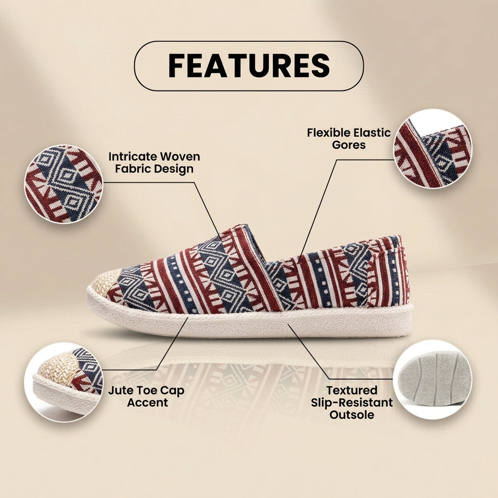 Vintage Inspired Orthopedic Flats