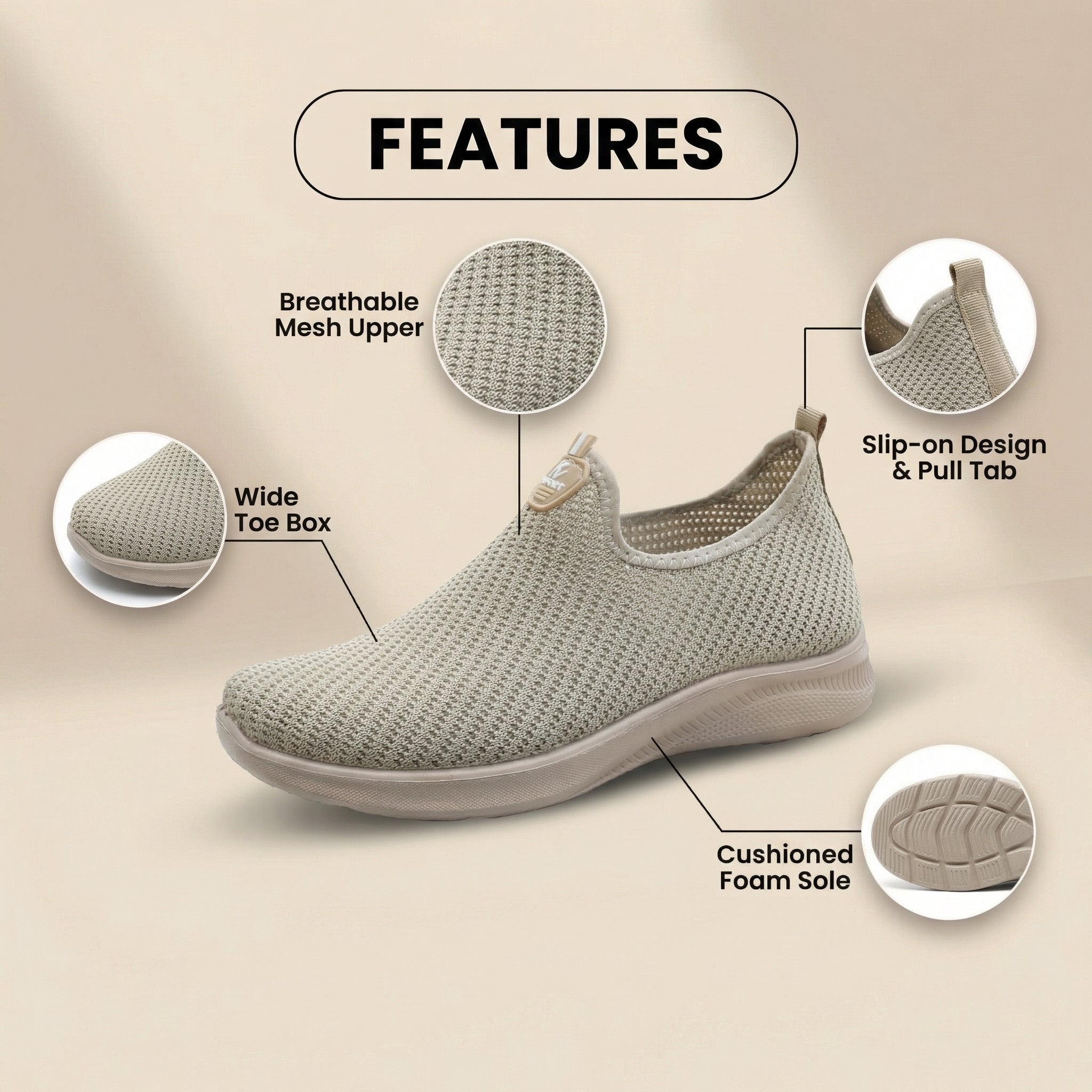 Elegant Orthopedic Sneakers for Every Step